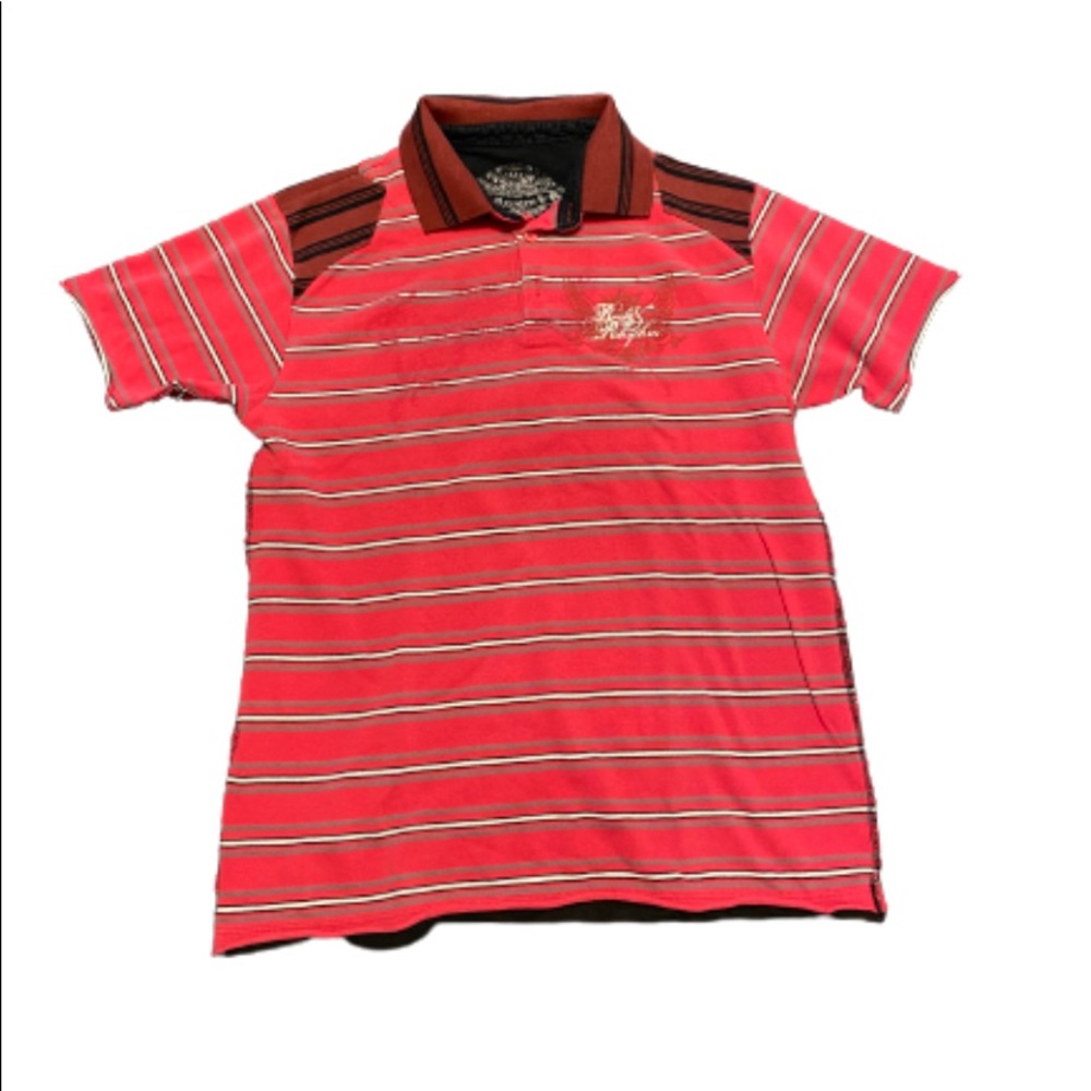 Oxygen | Vintage 1996 Rock & Rhythm Striped Collar Shirt